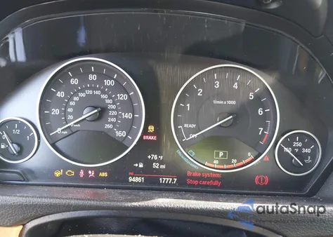 2015 BMW 328I z USA, uszkodzony, nr VIN WBA3A5G55FNS91578